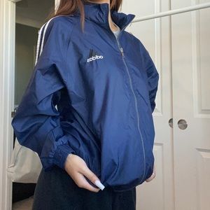 Navy Blue Adidas Wind Breaker